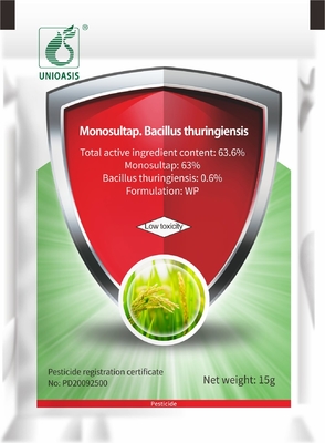 63% Monosultap Bt Organic Natural Vegetable Insecticides Chemical For Rice